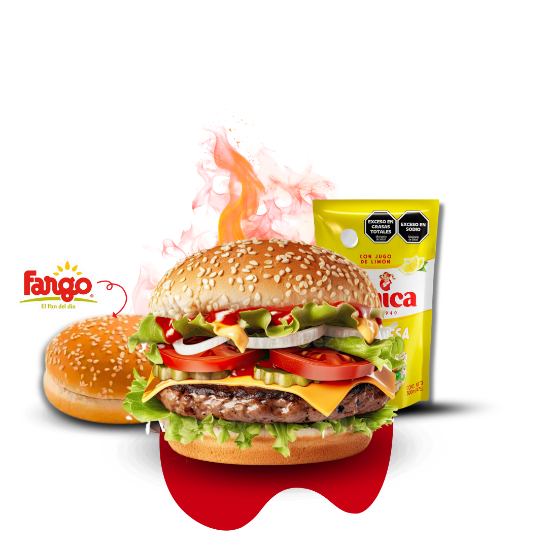 20 Maxi Hamburguesas Swift 110 Grs + Pan Fargo